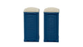 Portable Toilet (Pack of 2) in OO Scale