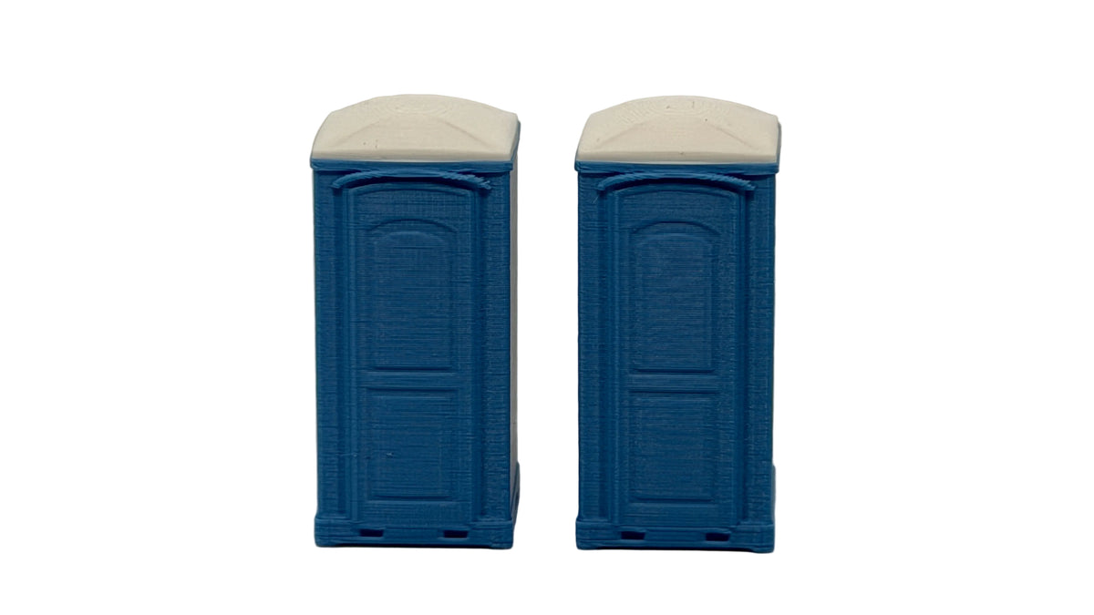 Portable Toilet (Pack of 2) in OO Scale