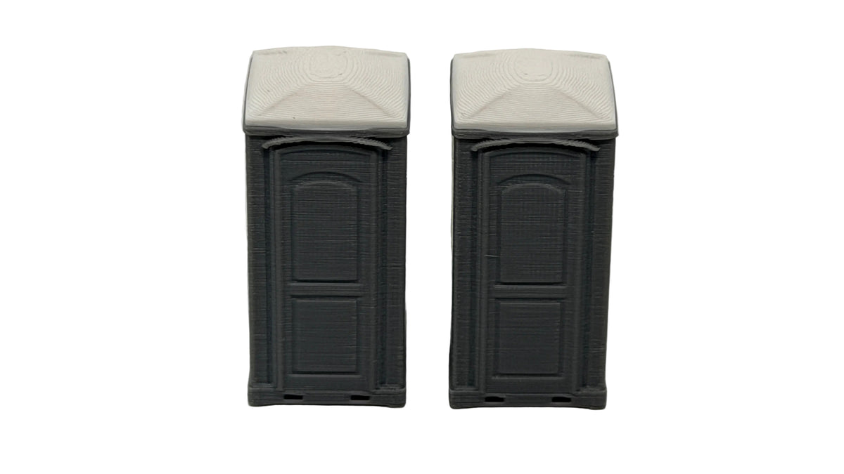 Portable Toilet (Pack of 2) in OO Scale