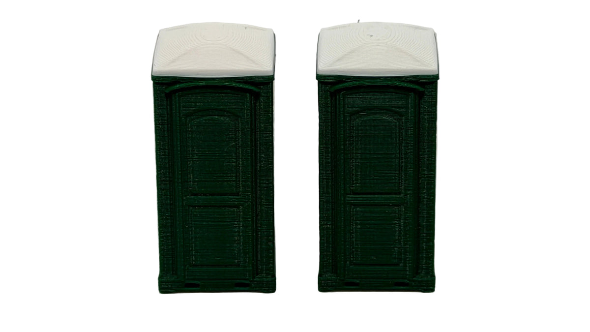 Portable Toilet (Pack of 2) in OO Scale