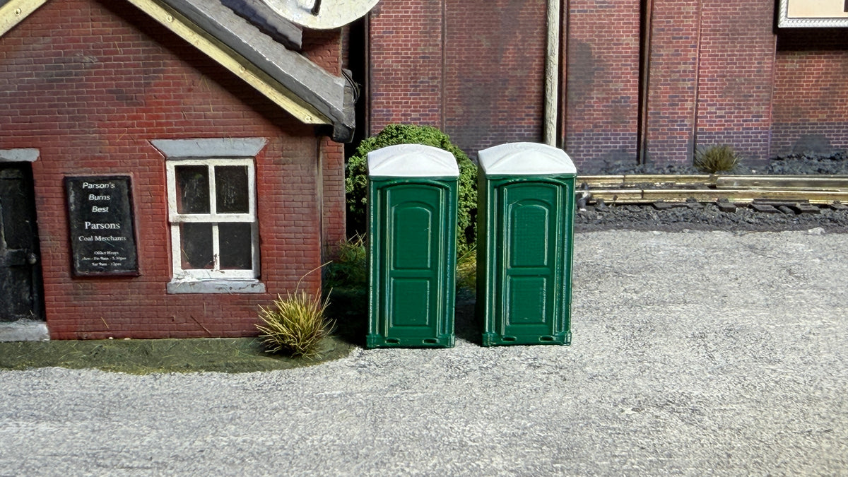Portable Toilet (Pack of 2) in OO Scale