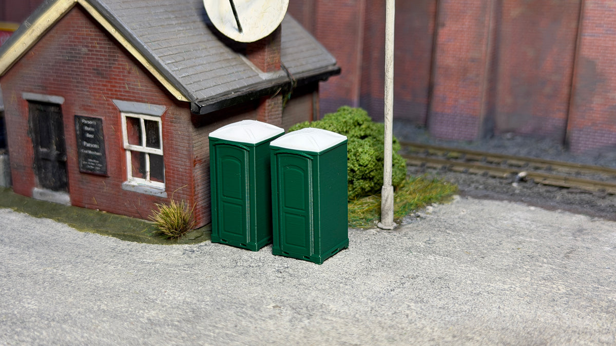 Portable Toilet (Pack of 2) in OO Scale