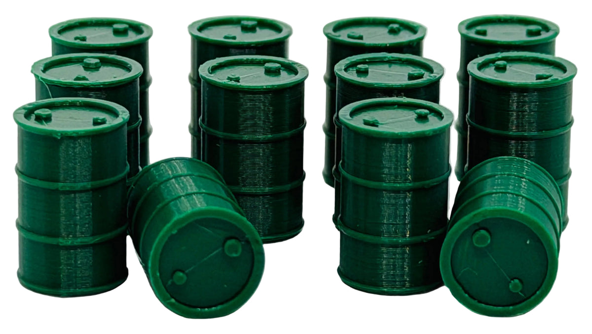 55 Gallon Oil Drum (Pack of 12) in OO Scale