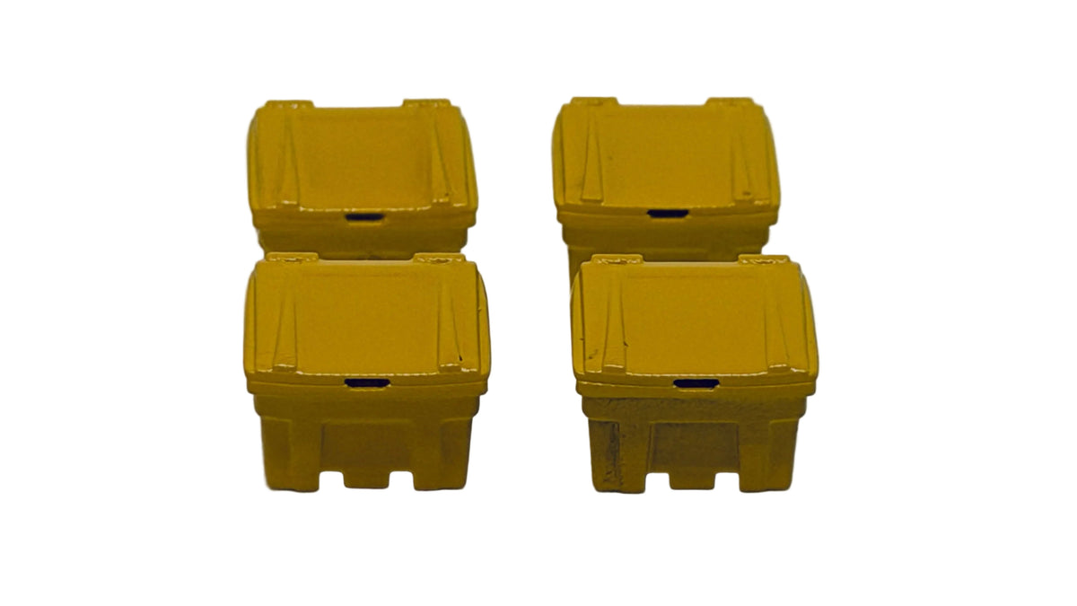 Grit Bin (Pack of 4) in OO Scale
