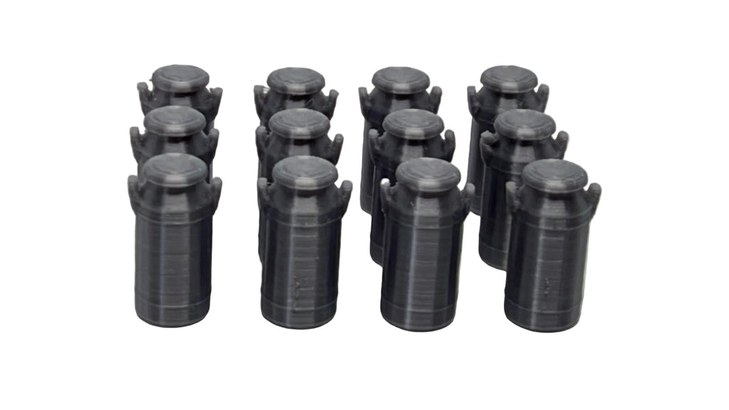 Milk Churns (Pack of 12) in OO Scale