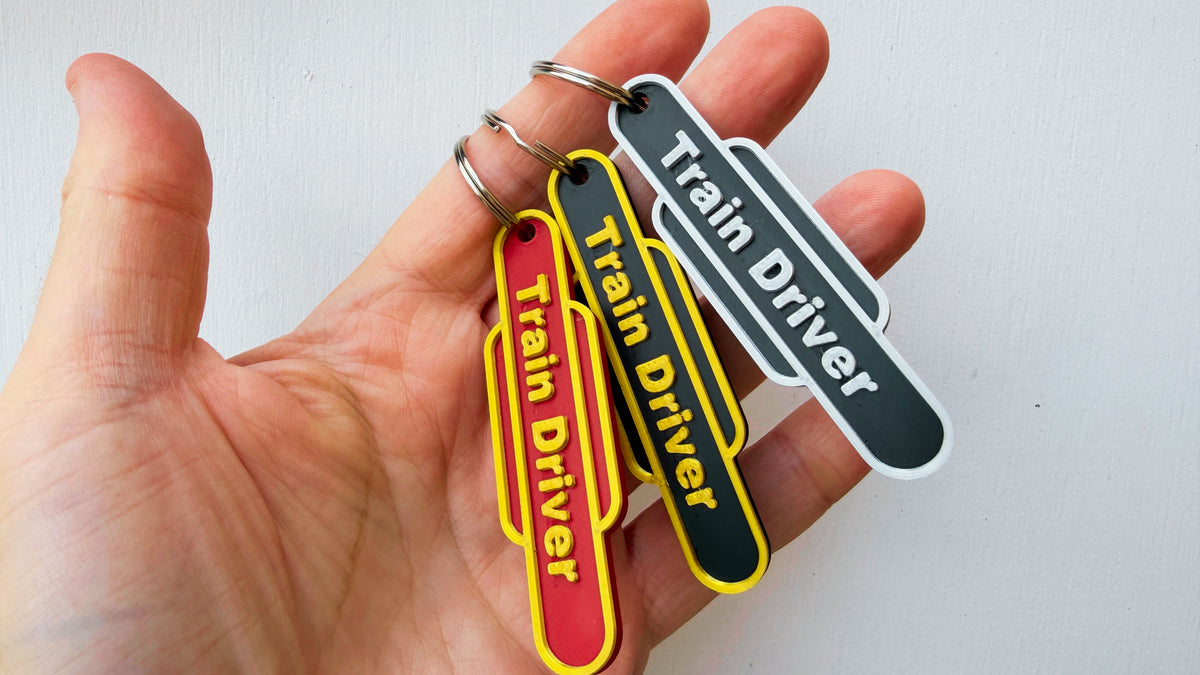 "Train Driver" Keychain